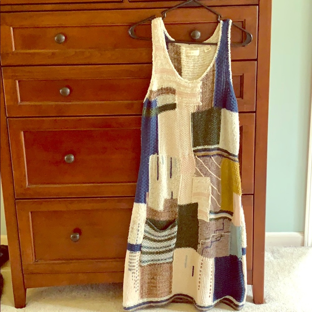 Anthropologie Sleeveless sweater dress